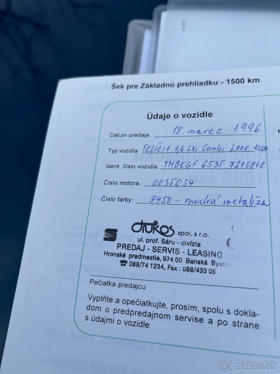 Felicia Combi L&K 1,6 MPI, 1996 - 18