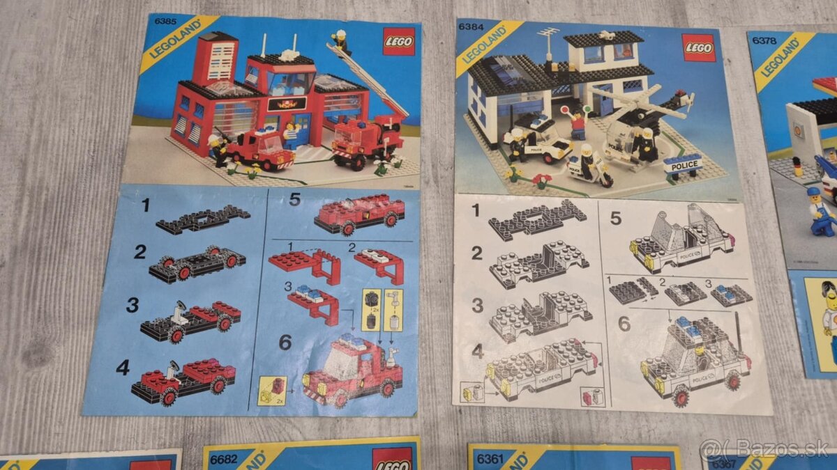 lego city 80. roky, vintage - 18