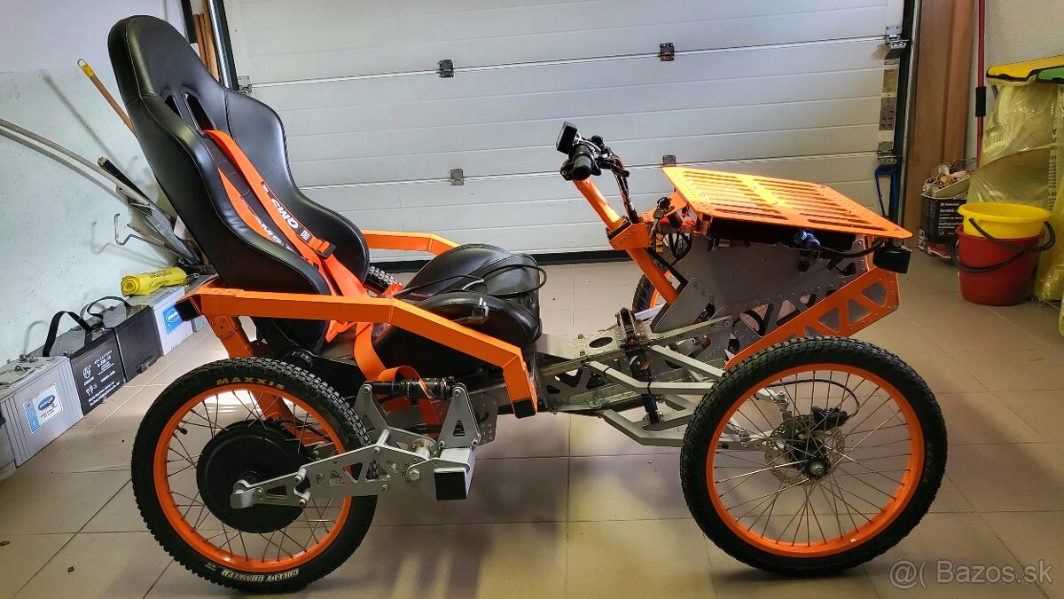 Terénny vozik 2x 1500W 40km/h dojazd 50km aj pre vozičkárov - 18