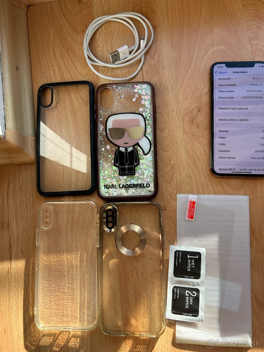 Predám Iphone XS 256 GB - gold - 18