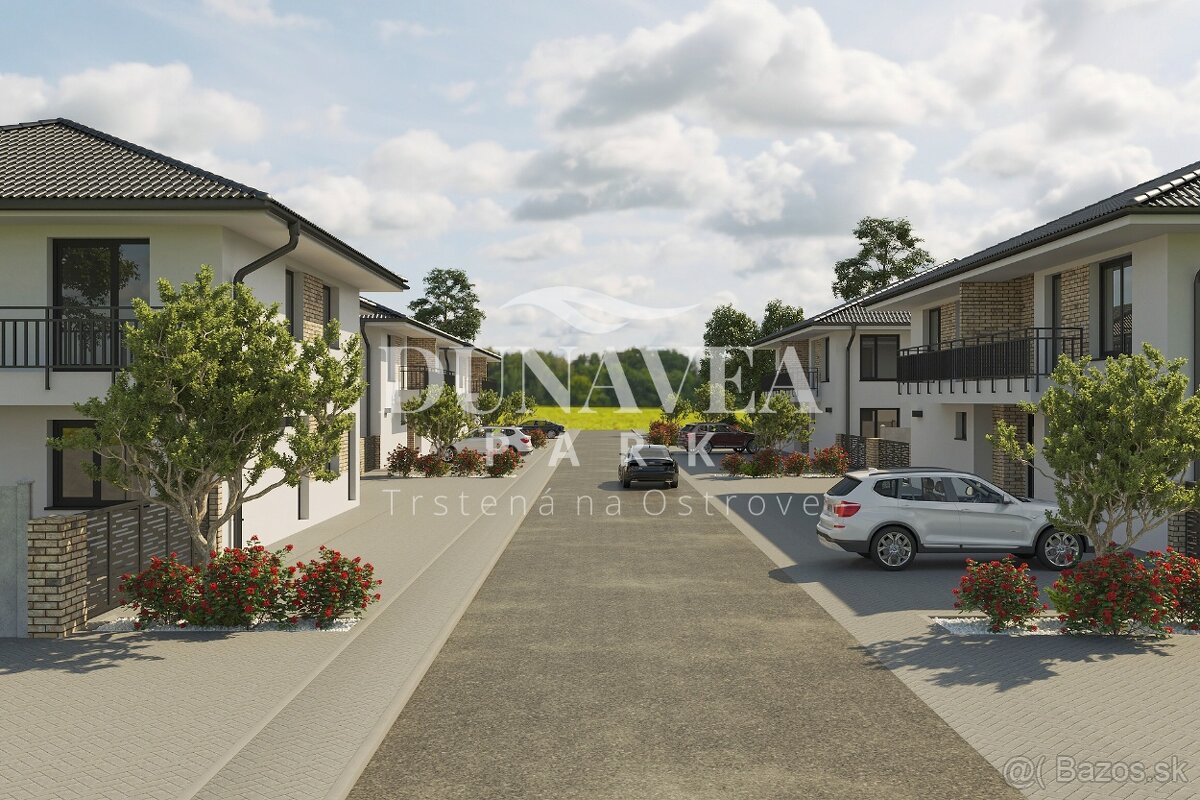 Veľký 3i byt+terasa+záhrada+2xparking,Trstená n/Ostrove,DS - 18