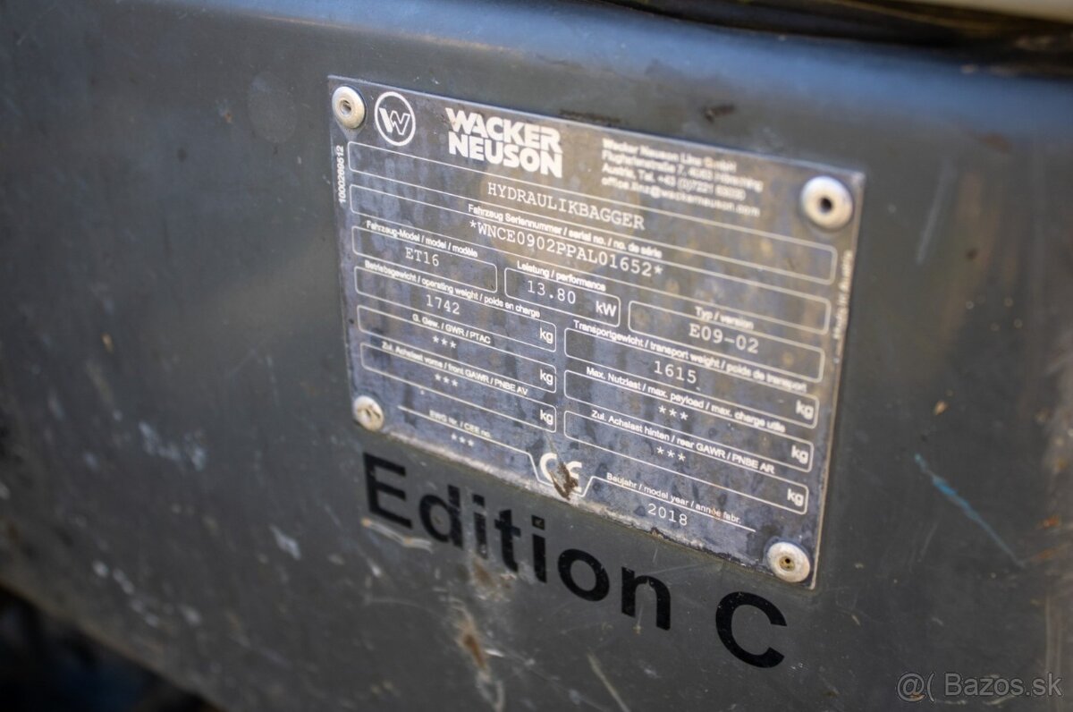 Bager Wacker Neuson ET16 príslušenstvo /AJ NA SPLÁTKY/ - 18