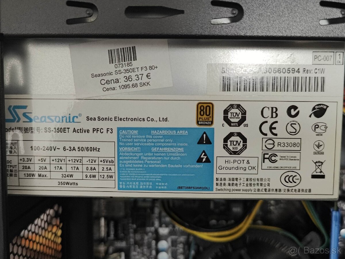 PC Intel G620, Fractal Design, nizka spotreba 25W idle - 18