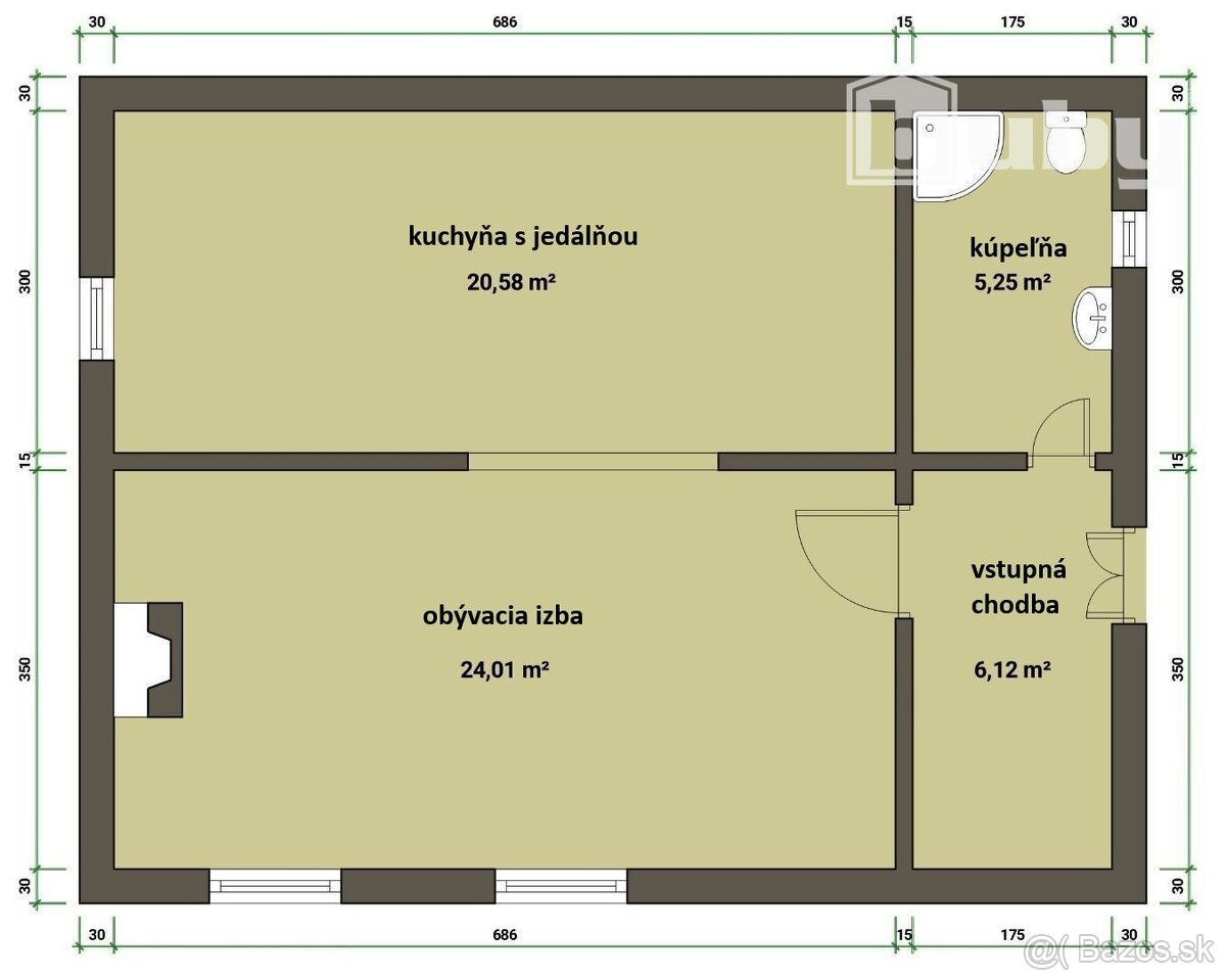 Murovaná chata na predaj, Martin - Stráne, 6 izieb, vlastný - 18