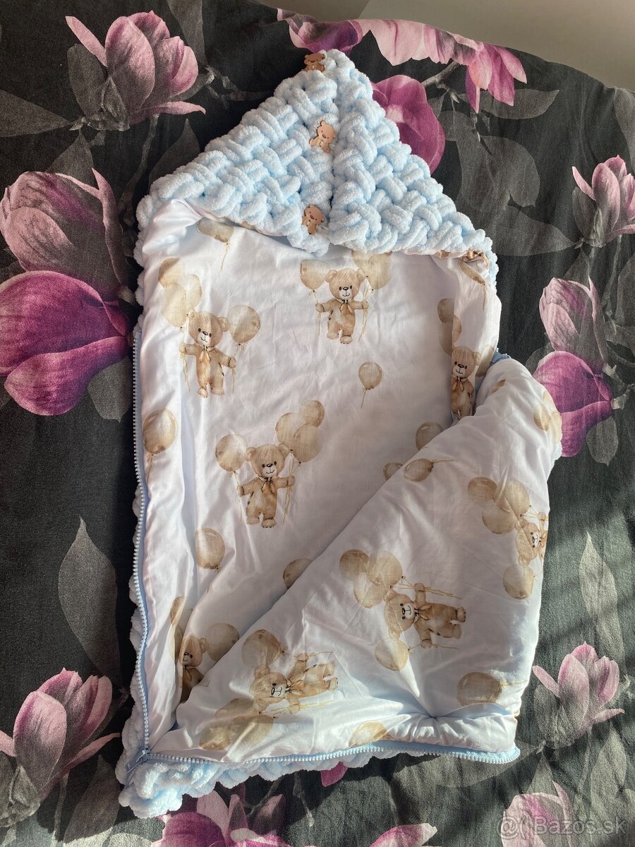 Zavinovačky a dečky pro miminko z puffy - 18