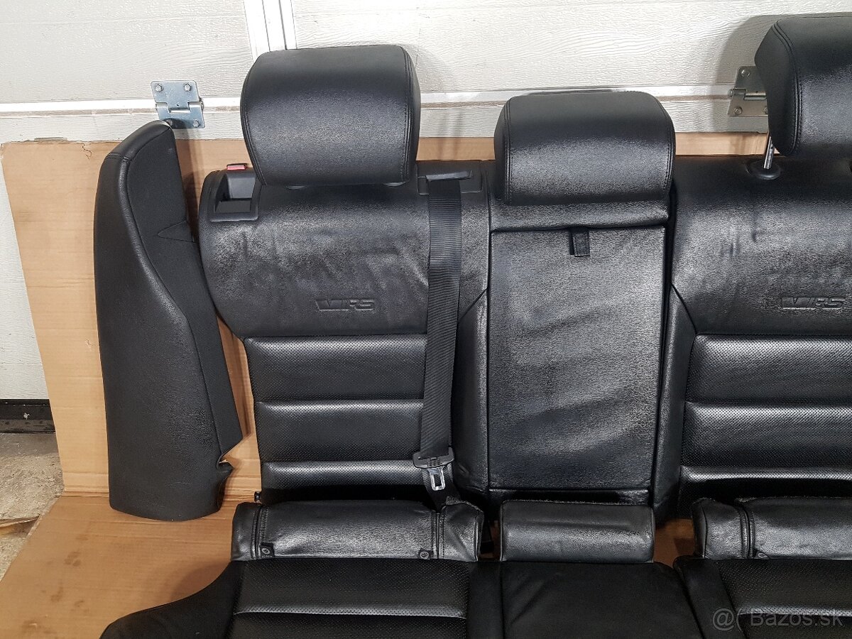 Predám celokožené sedačky Škoda Octavia 2 RS Facelift Combi - 18