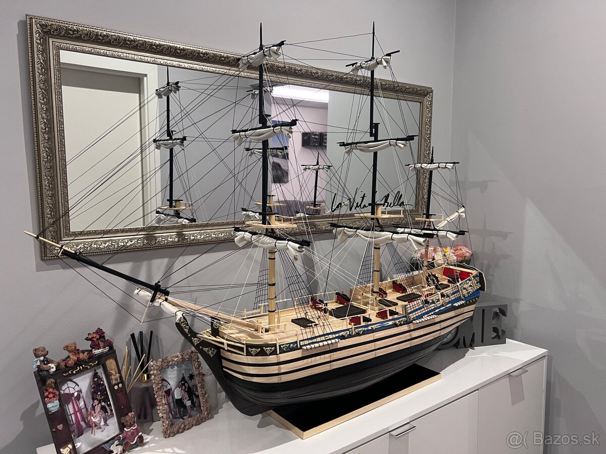 Dreveny model plachetnice. - 18