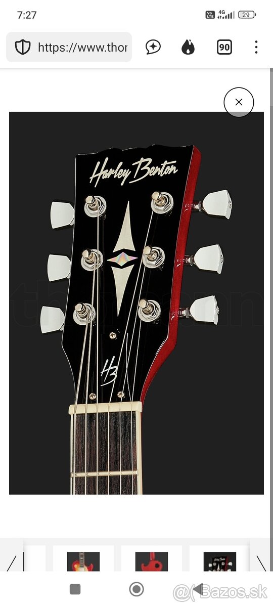 Elektrická gitara Harley Benton - 18