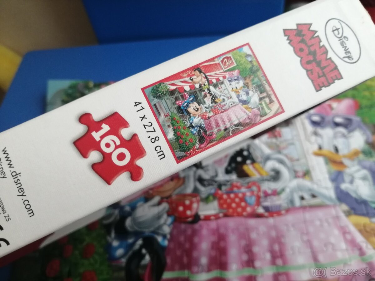 Puzzle Hľadá sa Dory, Macko PU, Bambi, Minnie, Ebchantimals - 18