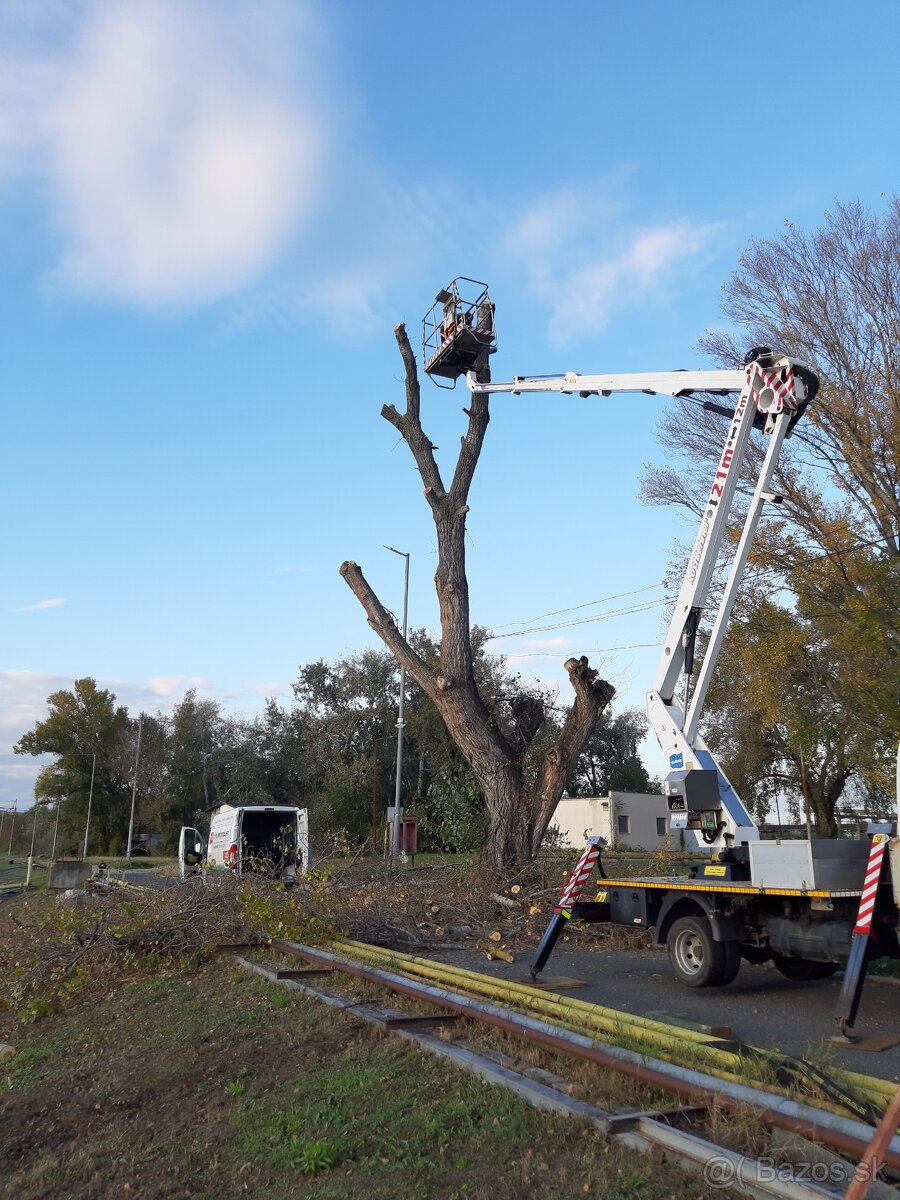 Prenájom plošina s obsluhou 21m - 18