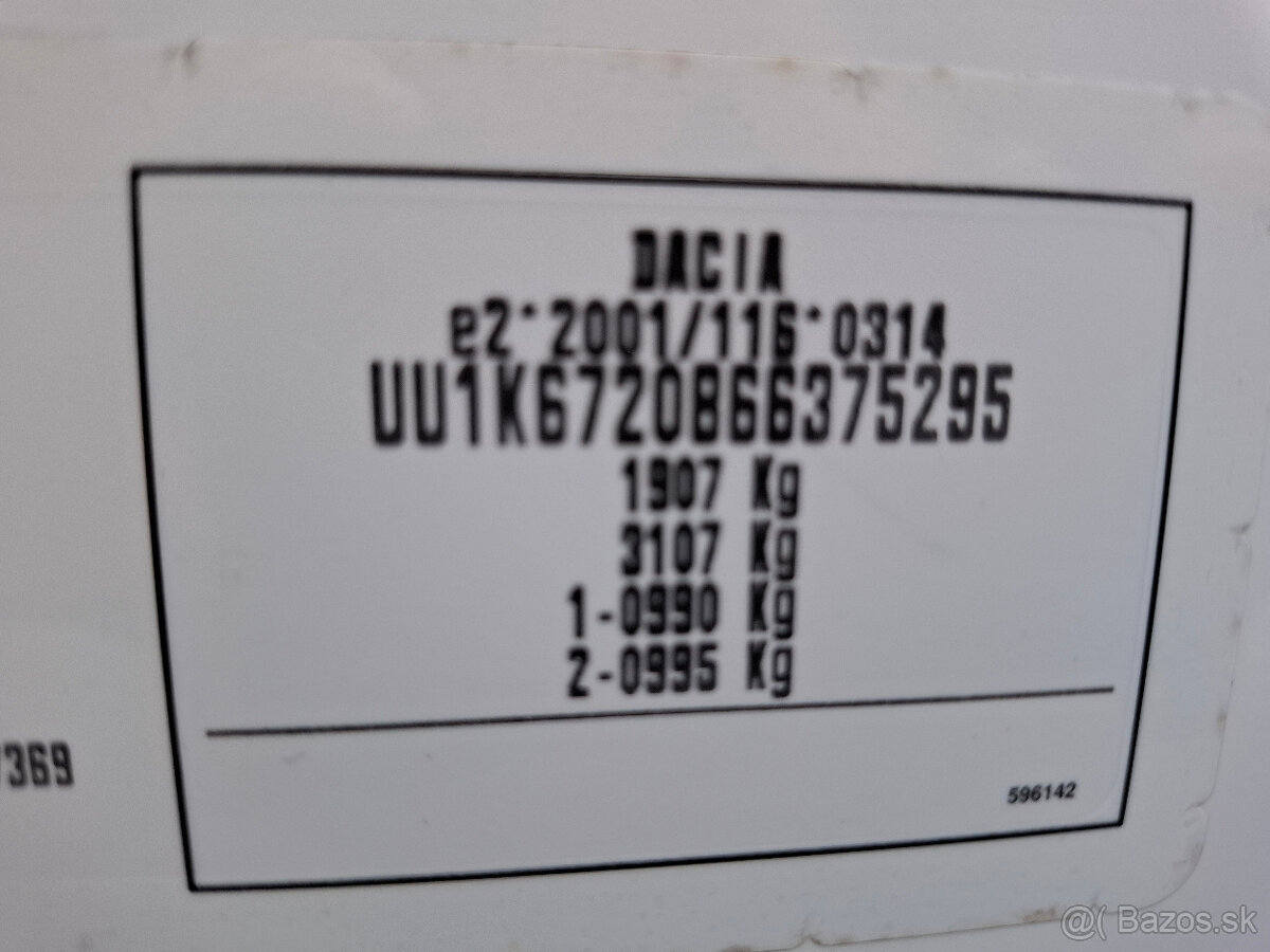 DACIA DOKKER STEPWAY 1,5 dci 2021 - 18