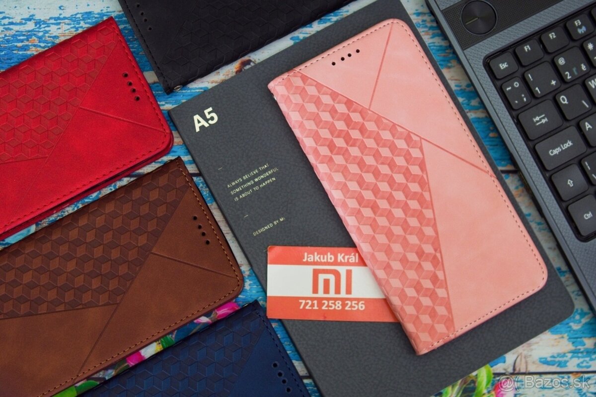 Zatváracie puzdro so vzorom pre Xiaomi, Redmi, Poco - 18