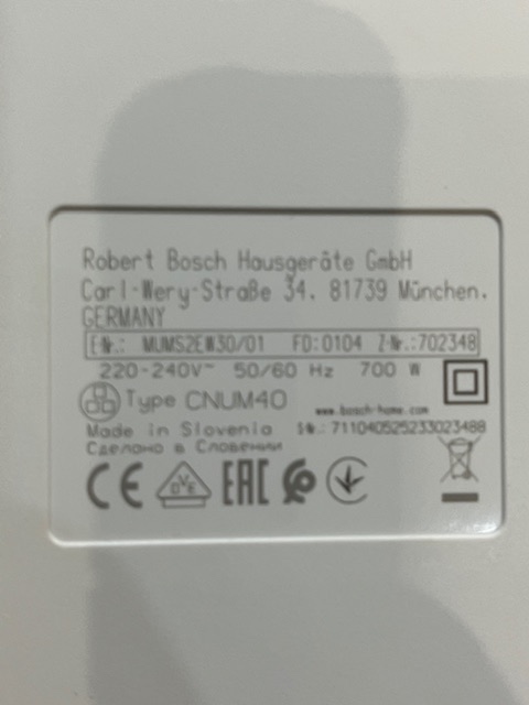Bosch MUM S2EW40 kuchynský robot - 18