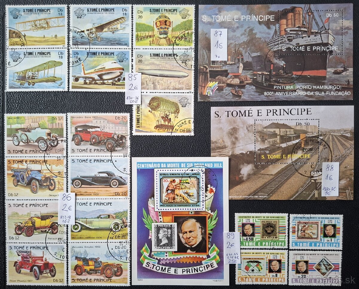 Postove znamky Mix 5 (99poloziek) - 18