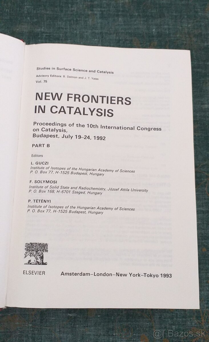New Frontiers in Catalysis - 3 knihy na predaj - 18
