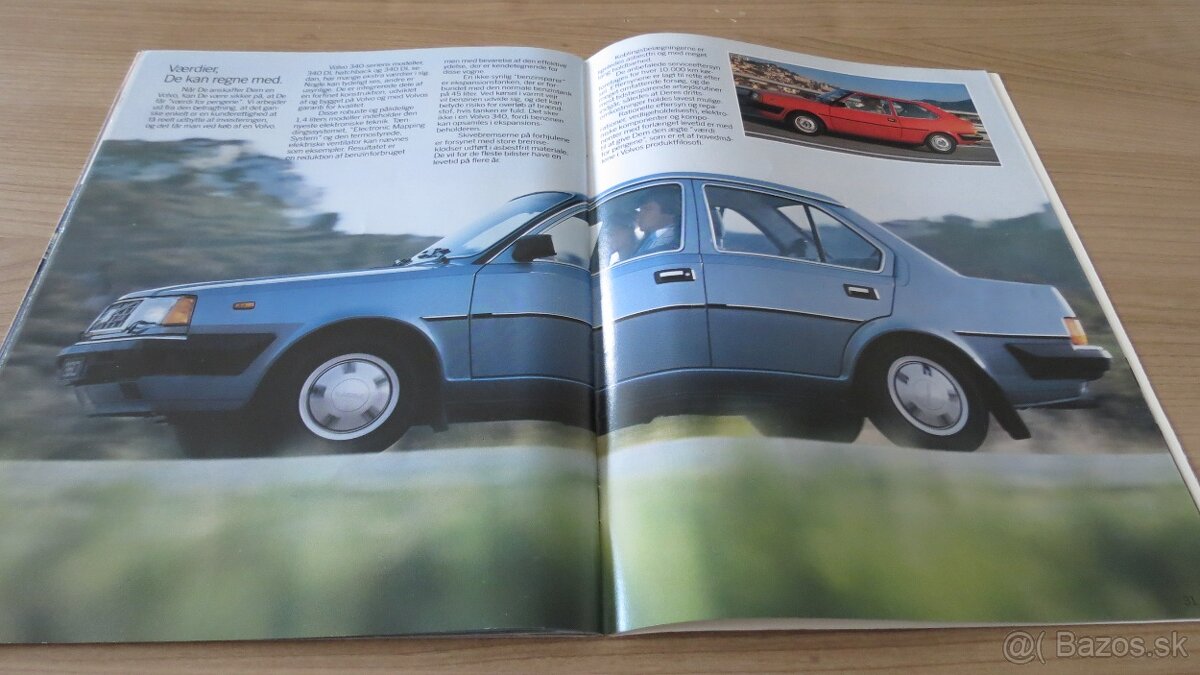 Prospekty Saab a Volvo 50. až 90. léta. - 18