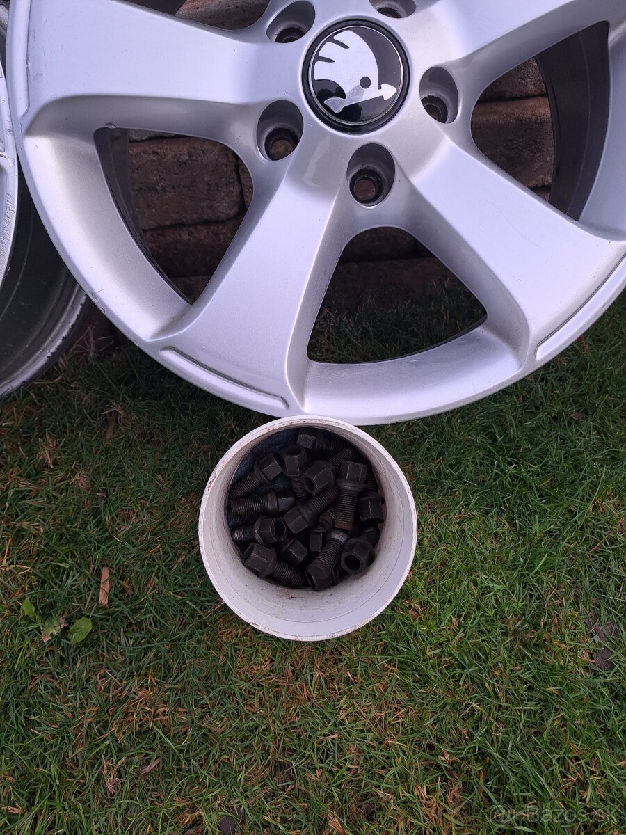 Hliníkové disky 5x112 R16 / škoda,seat,VW,audi... - 18