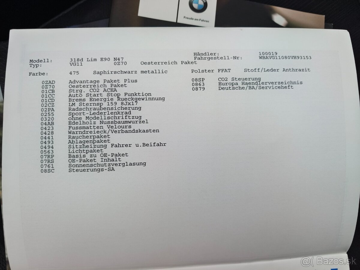 BMW 318d E90 • 2008 • 233tis km • 105 kW - 18