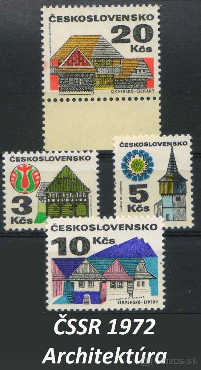 Poštové známky, filatelia: ČSR+ČSSR, slávne série B - 18