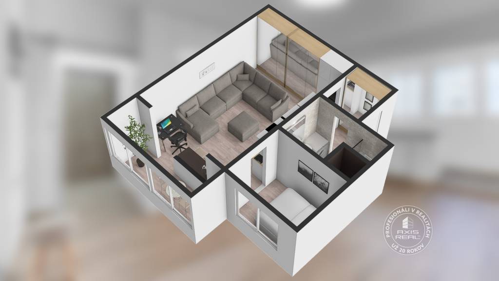 AXIS REAL | 1,5-izbový byt, BA IV. Devínska Nová Ves, Milana - 18