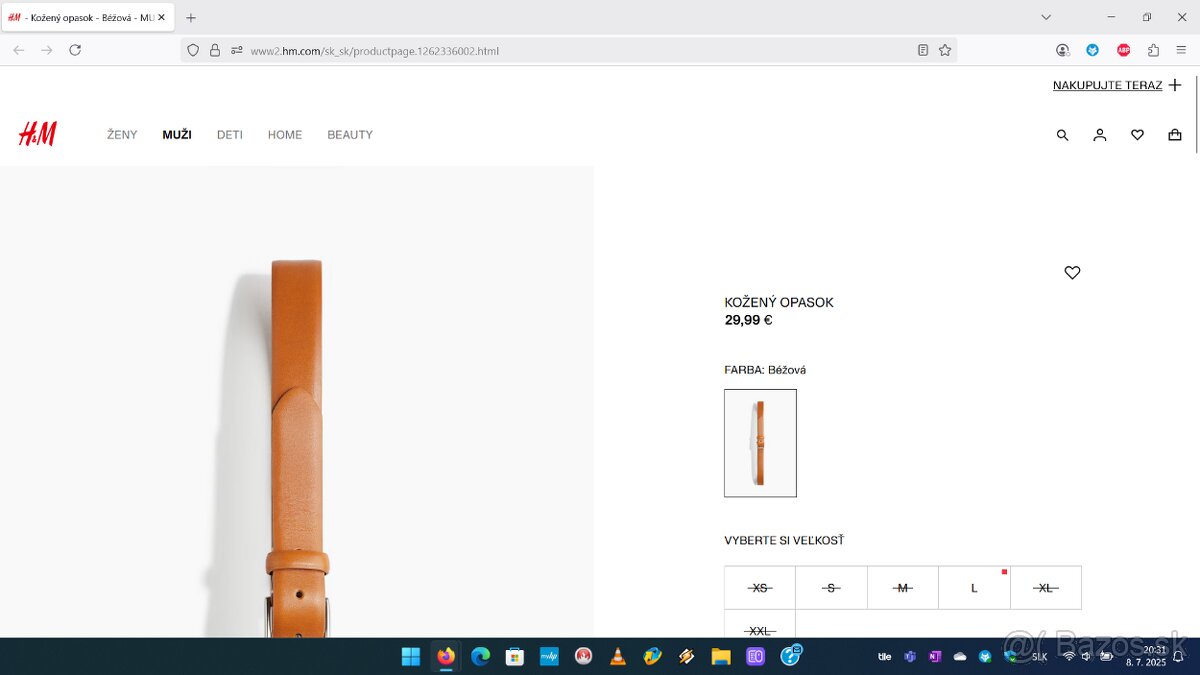 Podkolienky Zlatan 2 páry, Opasok Textilný, Eko Koža, Koža - 18