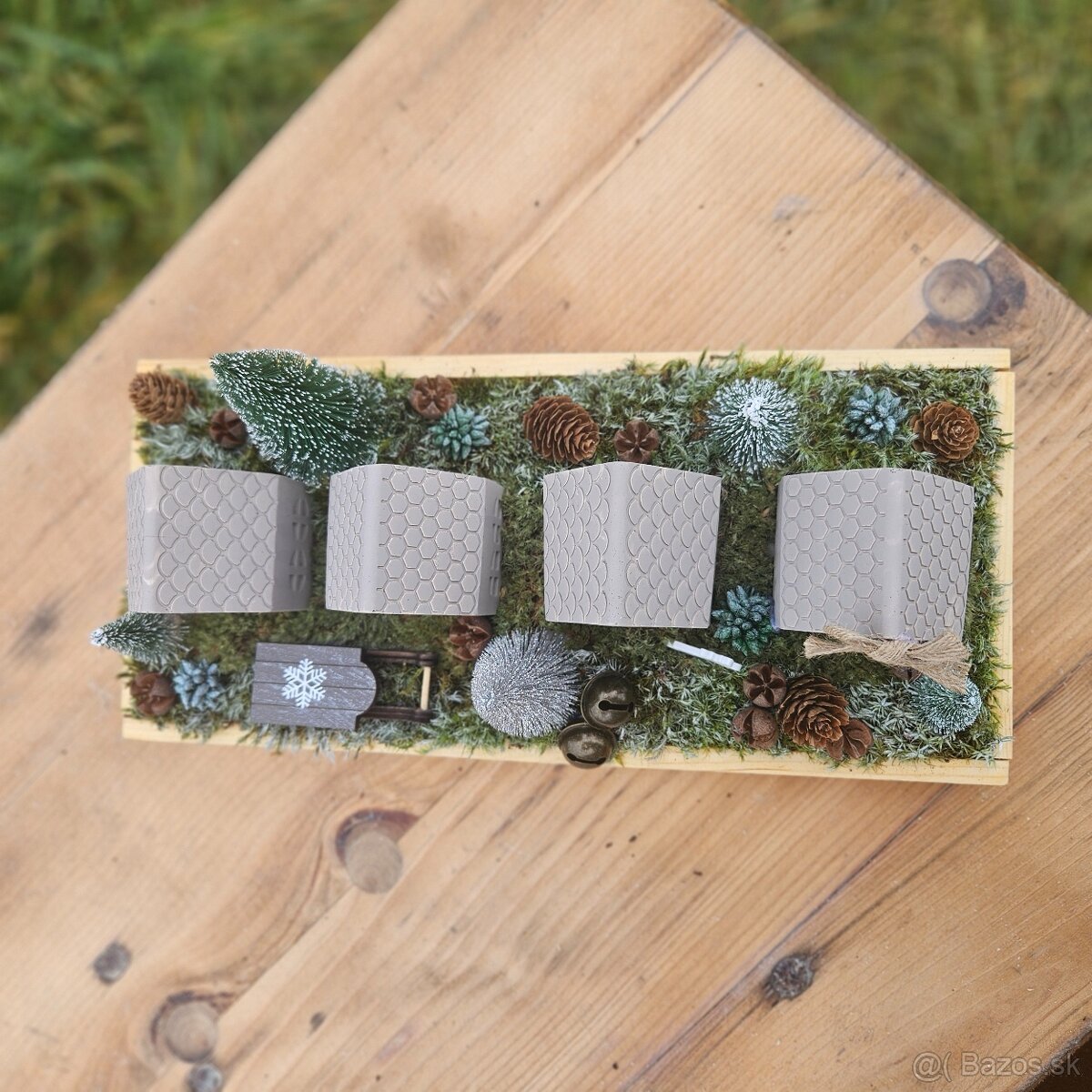 Adventné svietniky a machové obrazy - 18