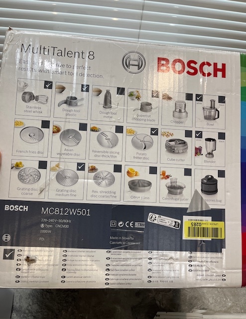 Bosch MultiTalent 8 MC812W501 kuchynský robot - 18