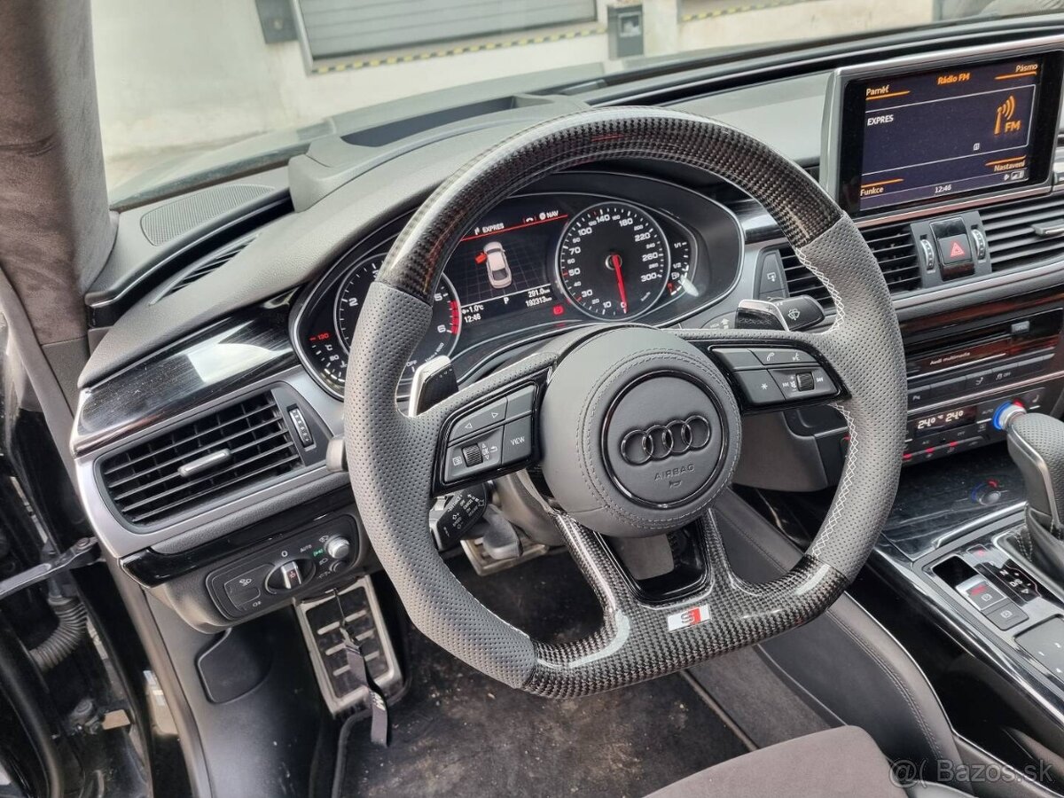 AUDI VOLANT KARBONOVY zkoseny karbonový športový - 18