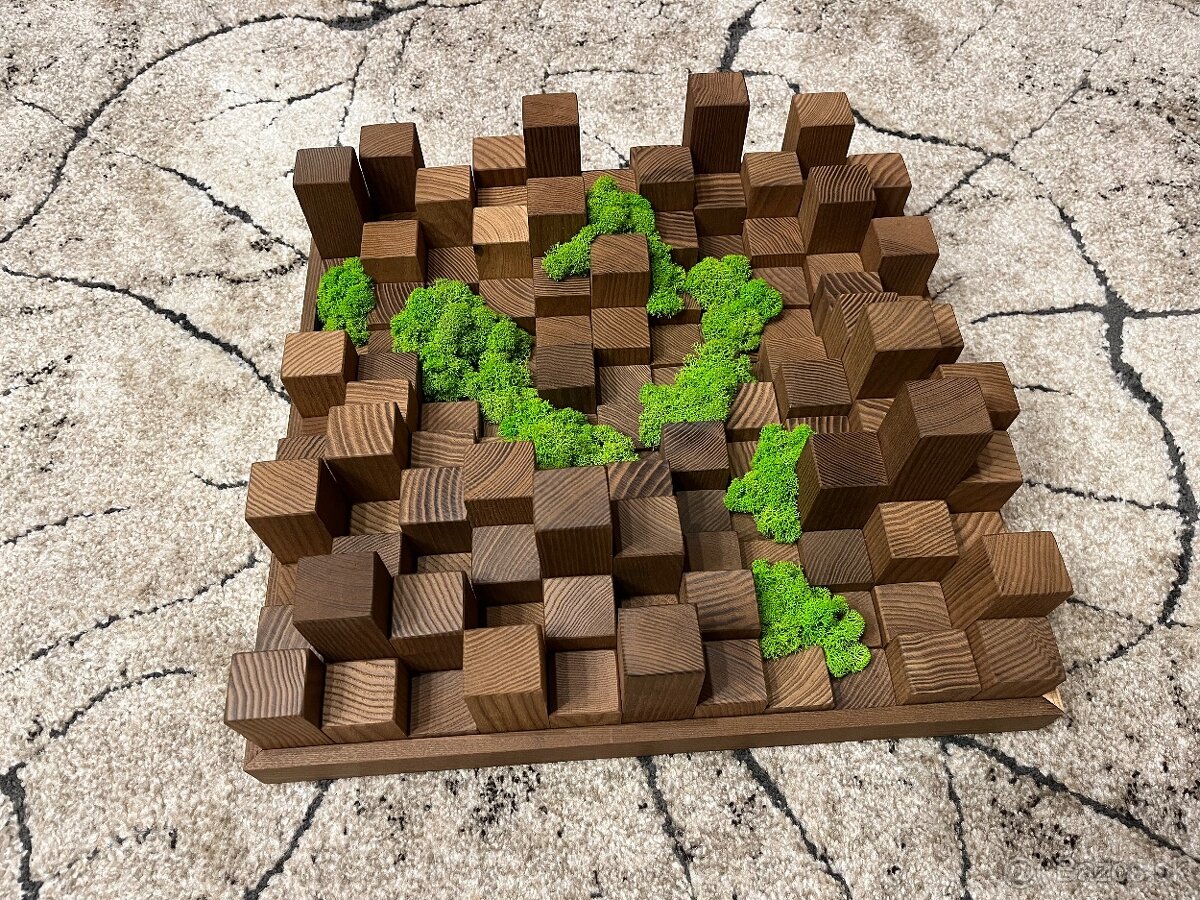 Machové obrazy - akustické difúzory - 18