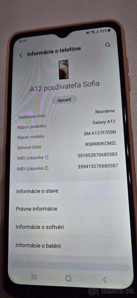 predám samsung Galaxy A10, Galaxy A52s 5G, Galaxy A12 - 18