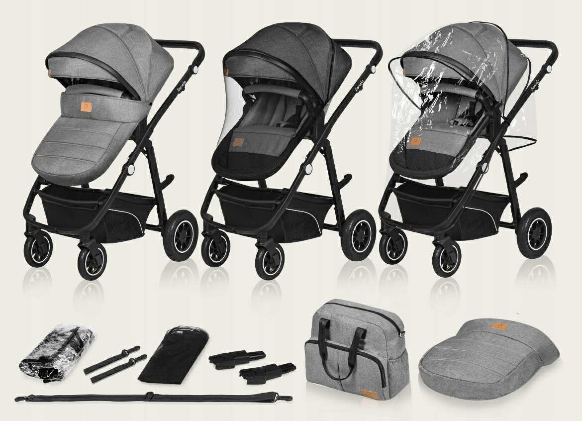 Nový Kočík Lionelo Bianka 3 kombinácia - viac farieb - 18