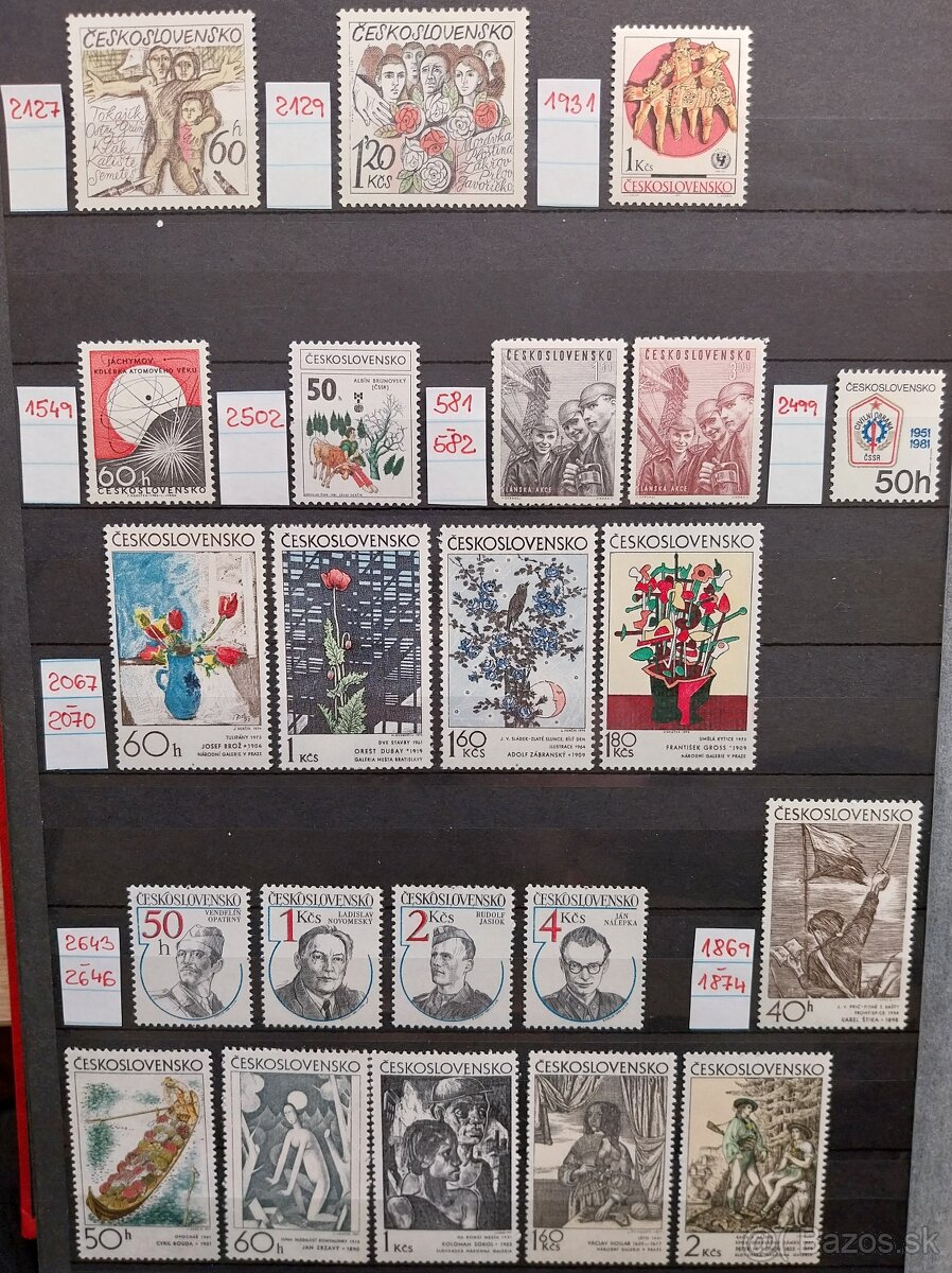Známky ČESKOSLOVENSKO – 3 - 18