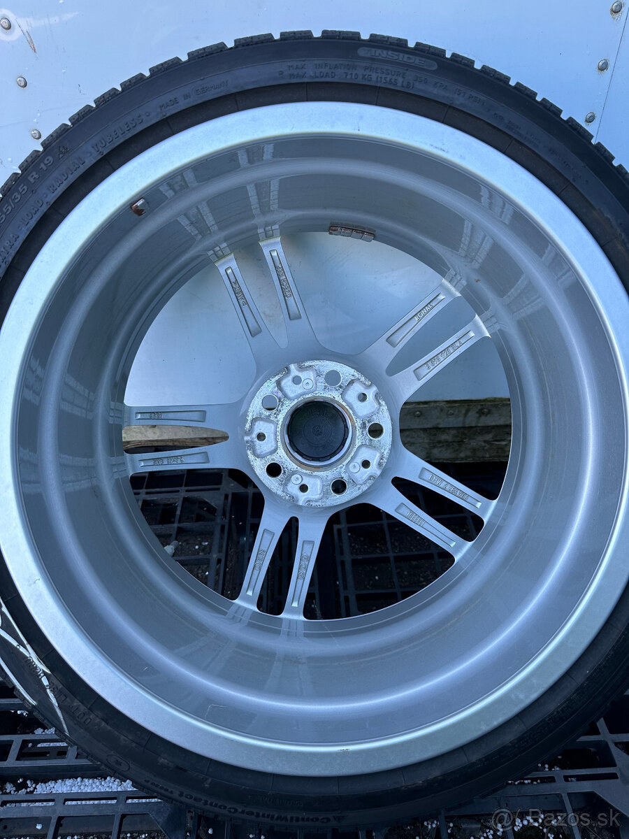 PREDÁM sadu 19" AL disky BMW style 641 M + zimné pneumatiky - 18