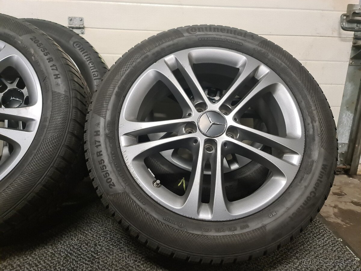 ZIMNA SADA MERCEDES 5X112 R17 + PNEU 205/55 R17 - 18