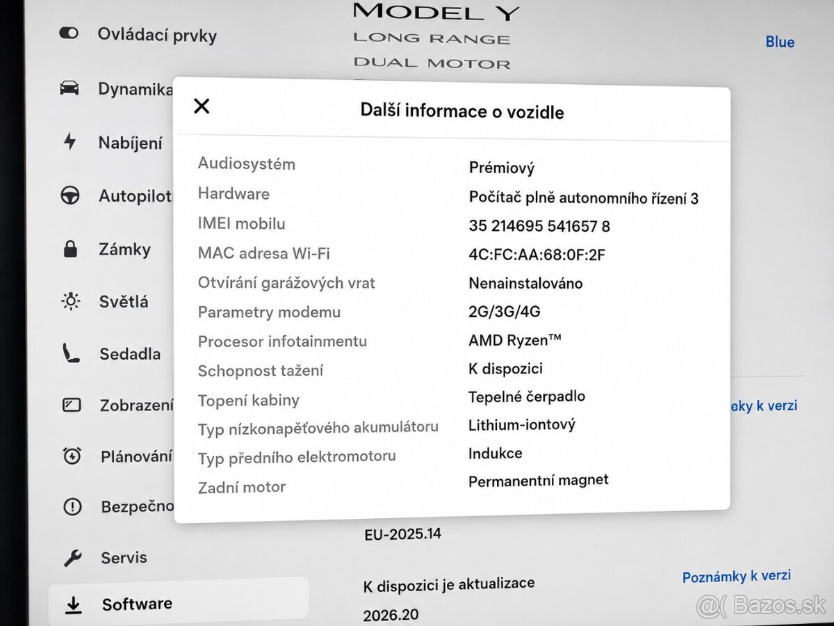 Tesla Model Y 2022 Long Range 378 kW - EAP (Odpočet DPH) - 18