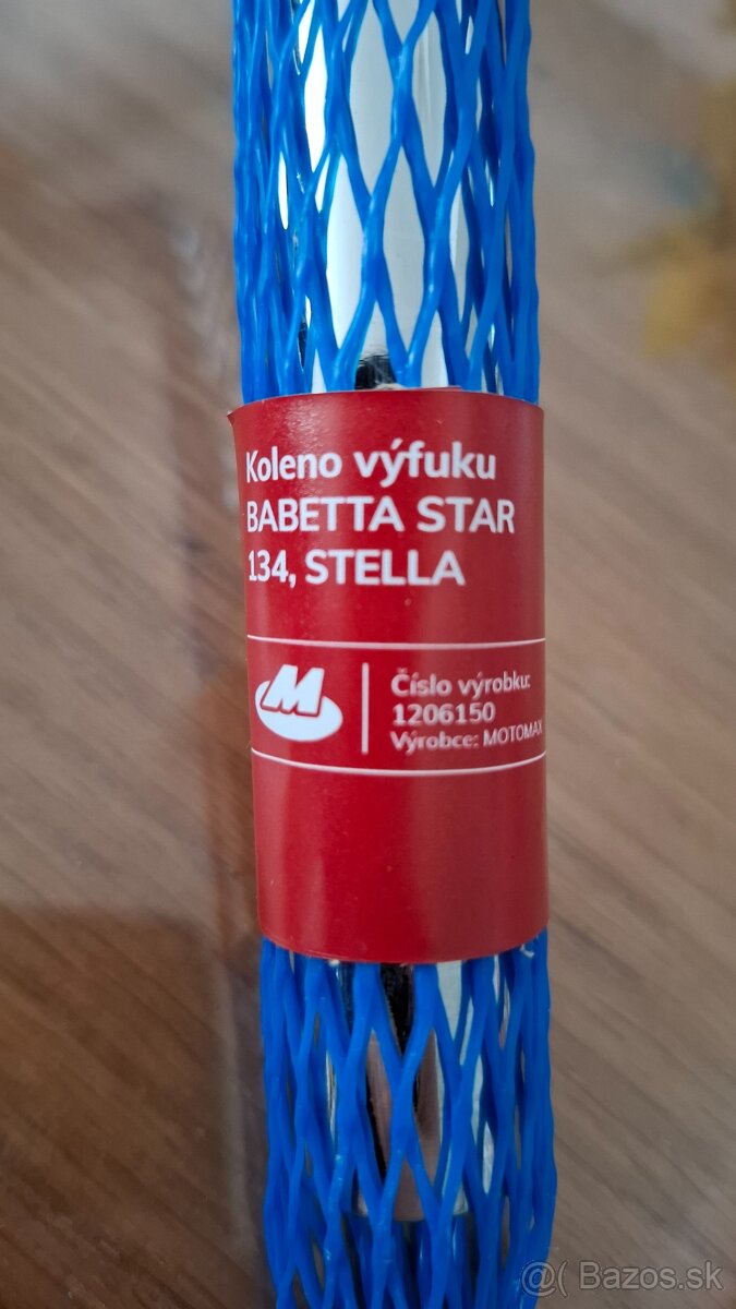 Koleno výfuku STELLA 134 české chromované - 18