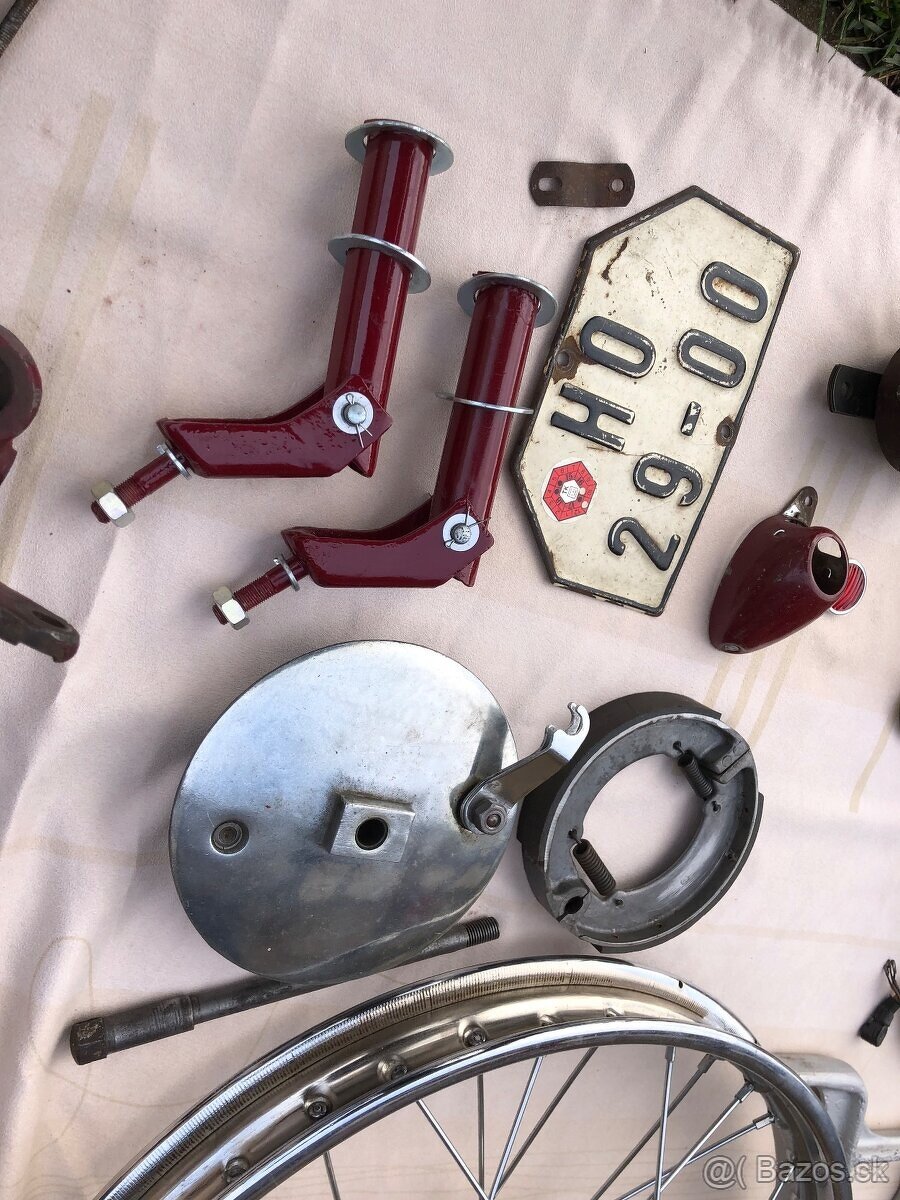 Jawa 250 pérák FJ 1947 s doklady - 18