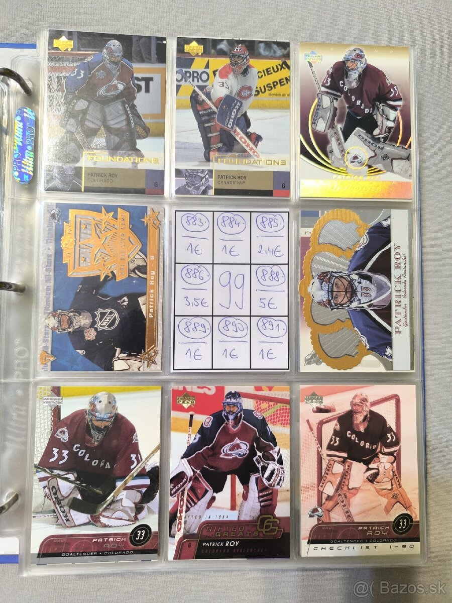 Hokejové kartičky - Patrick Roy 4 - 18