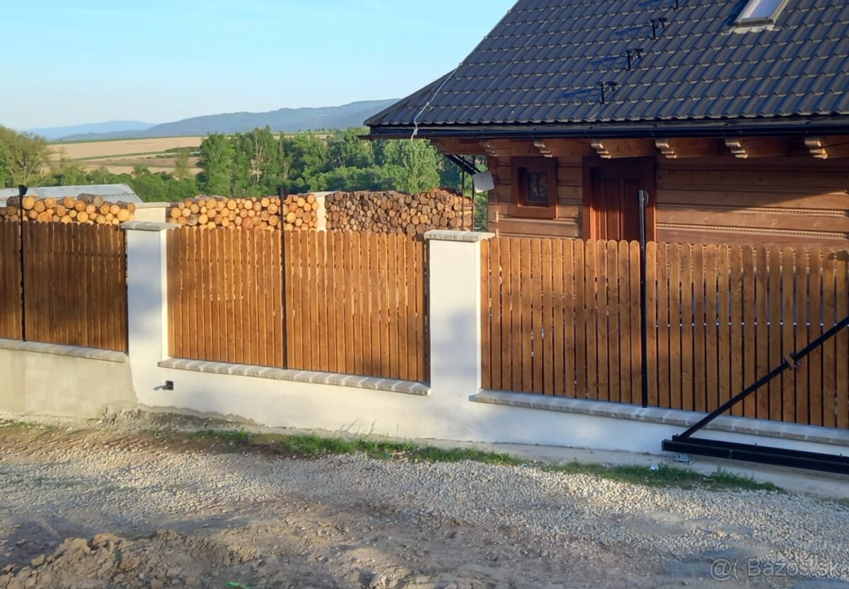 Skladom plotove dosky plotovky drevený plot - 18