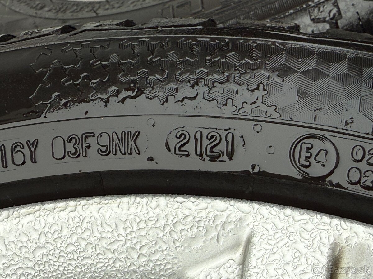 5x112 R17 original SKODA Octavia 3 TERON + zimné pneu 7-8mm - 18