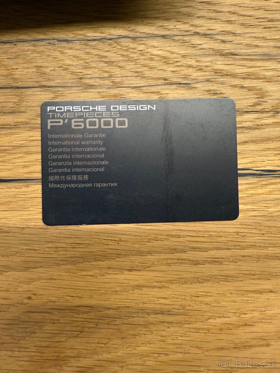 Porsche Design, model P6360 black dial, originál hodinky - 18