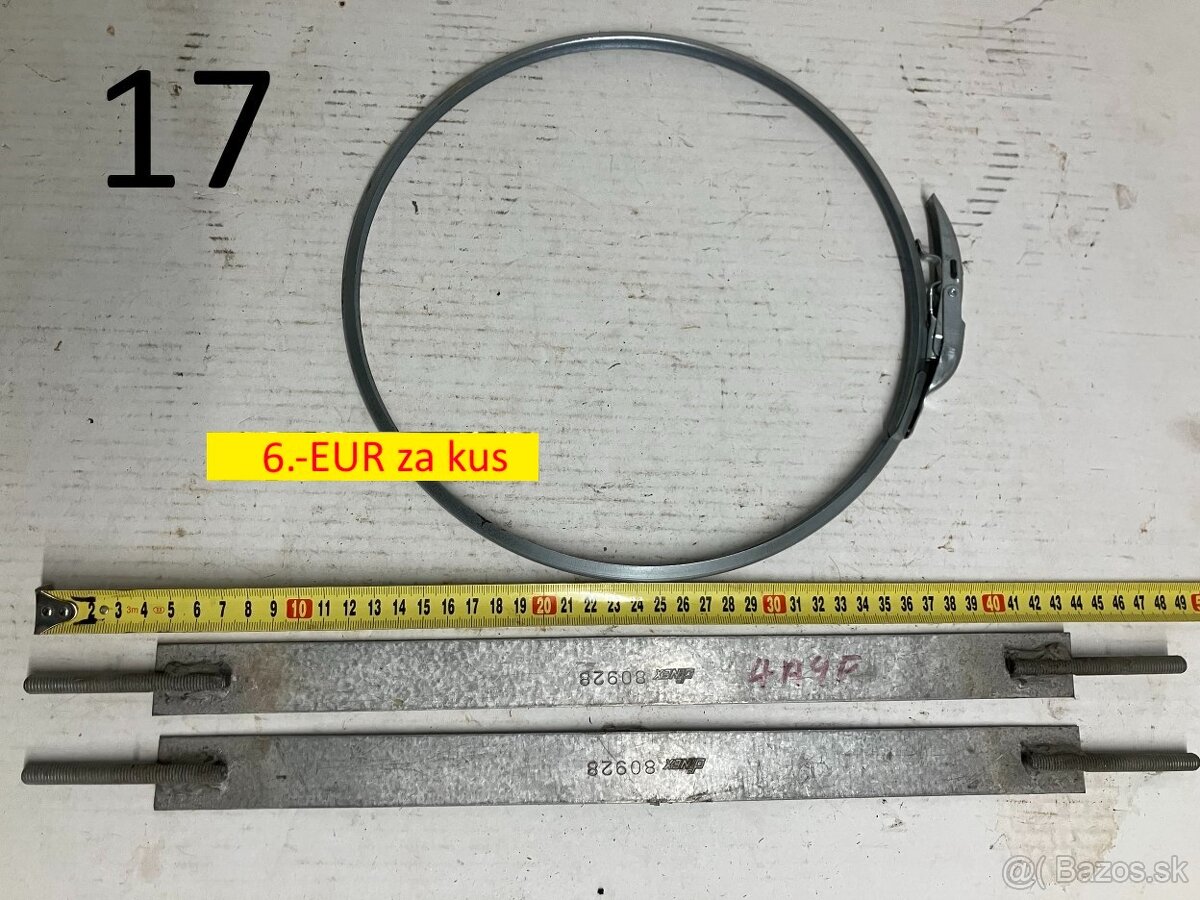 Spony a svorky na výfuk - 18