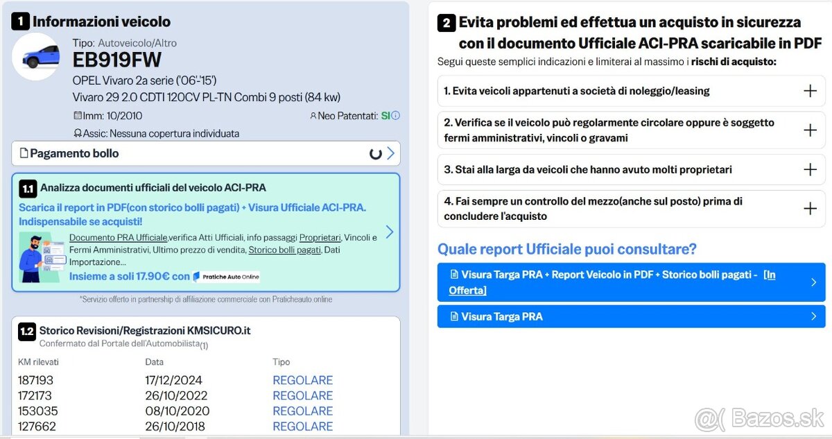 OPEL VIVARO 1,9 CDTI L2H1 2.9T bez koroze 10/2010 - 18