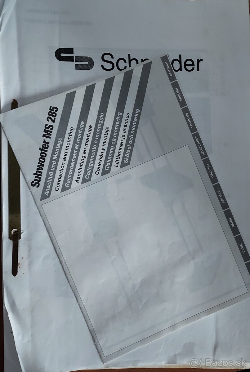 Hifi stereo systém Schneider MS 285 - 18