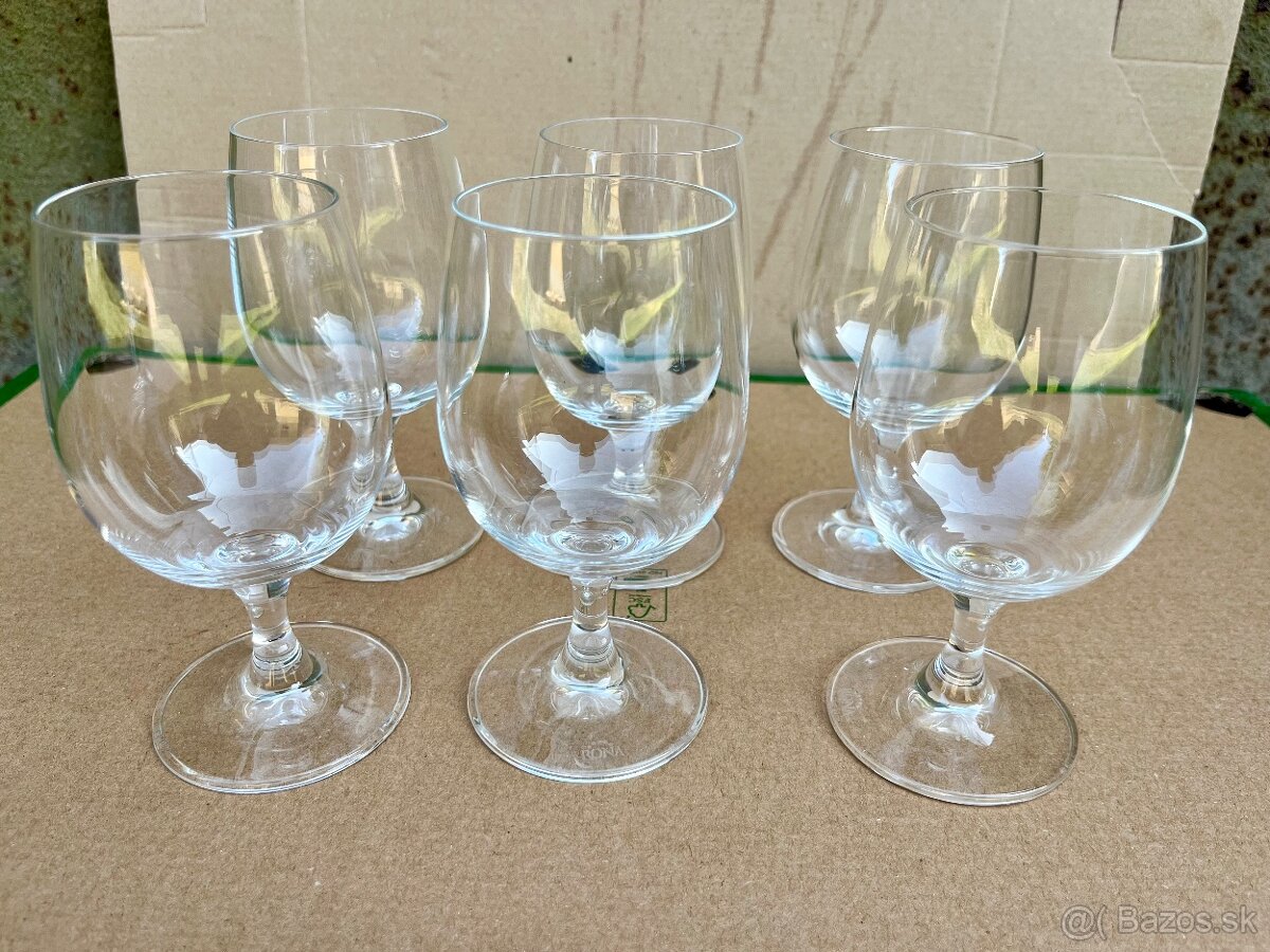 Predám sklenené poháre Rona - 18