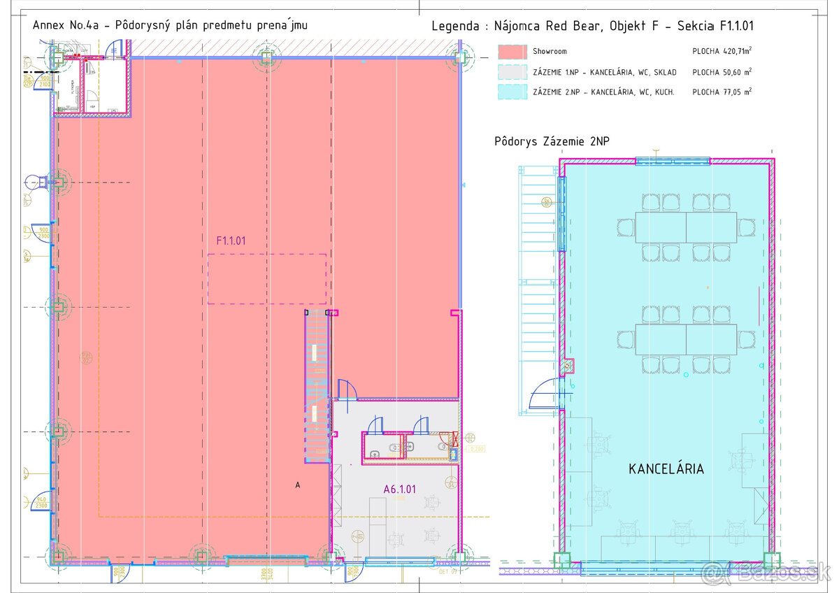 Prenájom rožného obchodno-skladového priestoru 421 m² s kanc - 18
