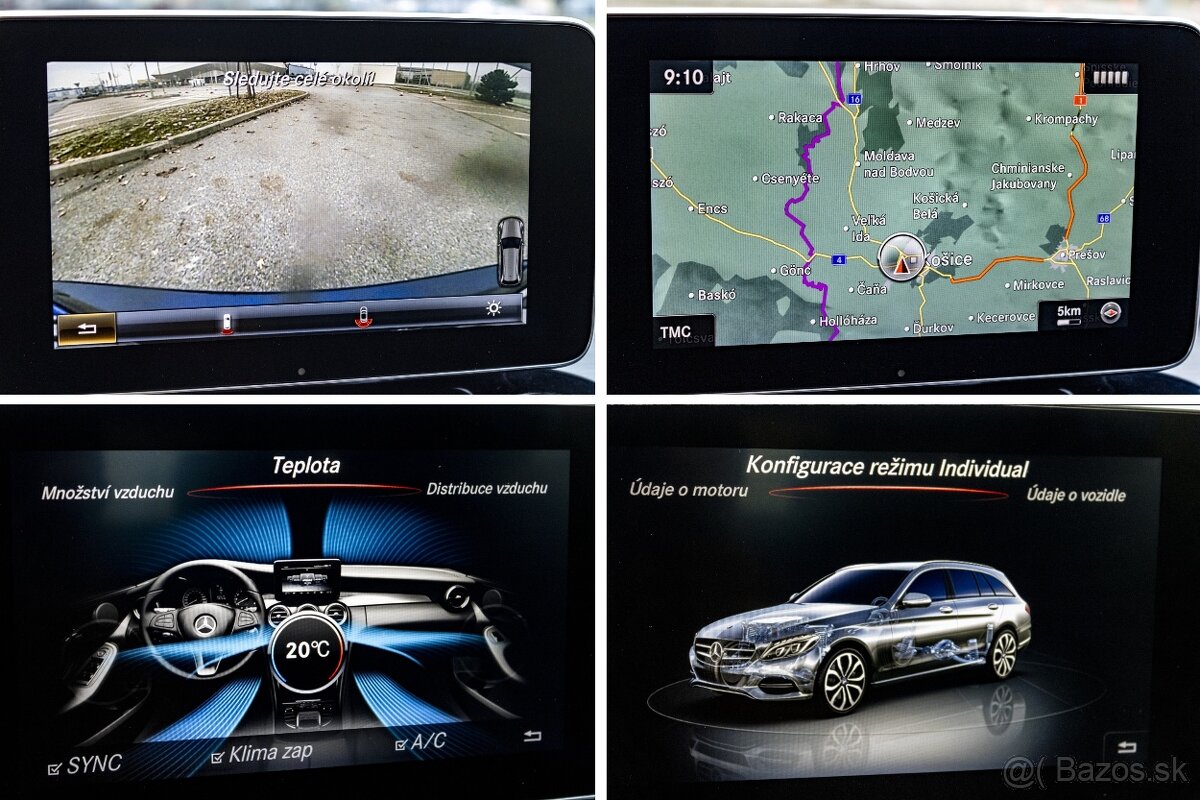 Mercedes-Benz C Kombi 220d 9AT (LED, polokoža, el.sedadlá) - 18