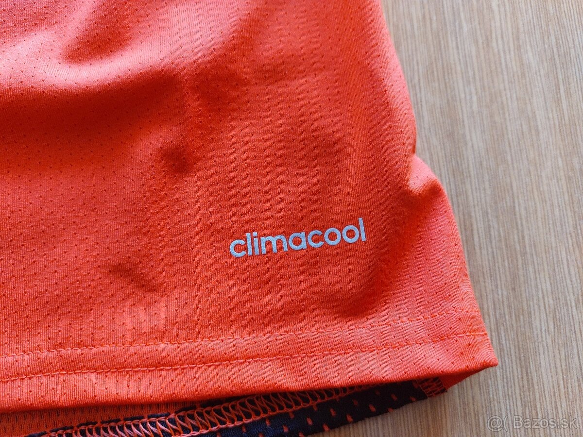 Nové kompresné tričká Adidas TECHFIT (M/L) – Modré/Oranžové - 18