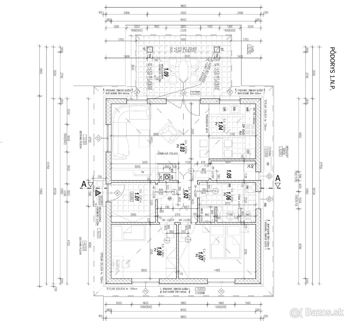 Nízkoenergetická 3-izbová novostavba rodinného domu na kľúč - 18