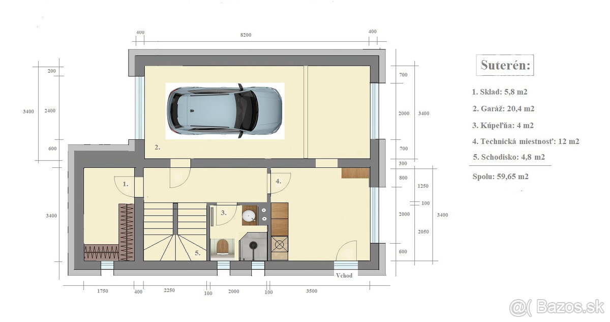 5 izb.RD+4 ár.pozemok, nová kvalitná rek.,Jazdecká ul, Sever - 18